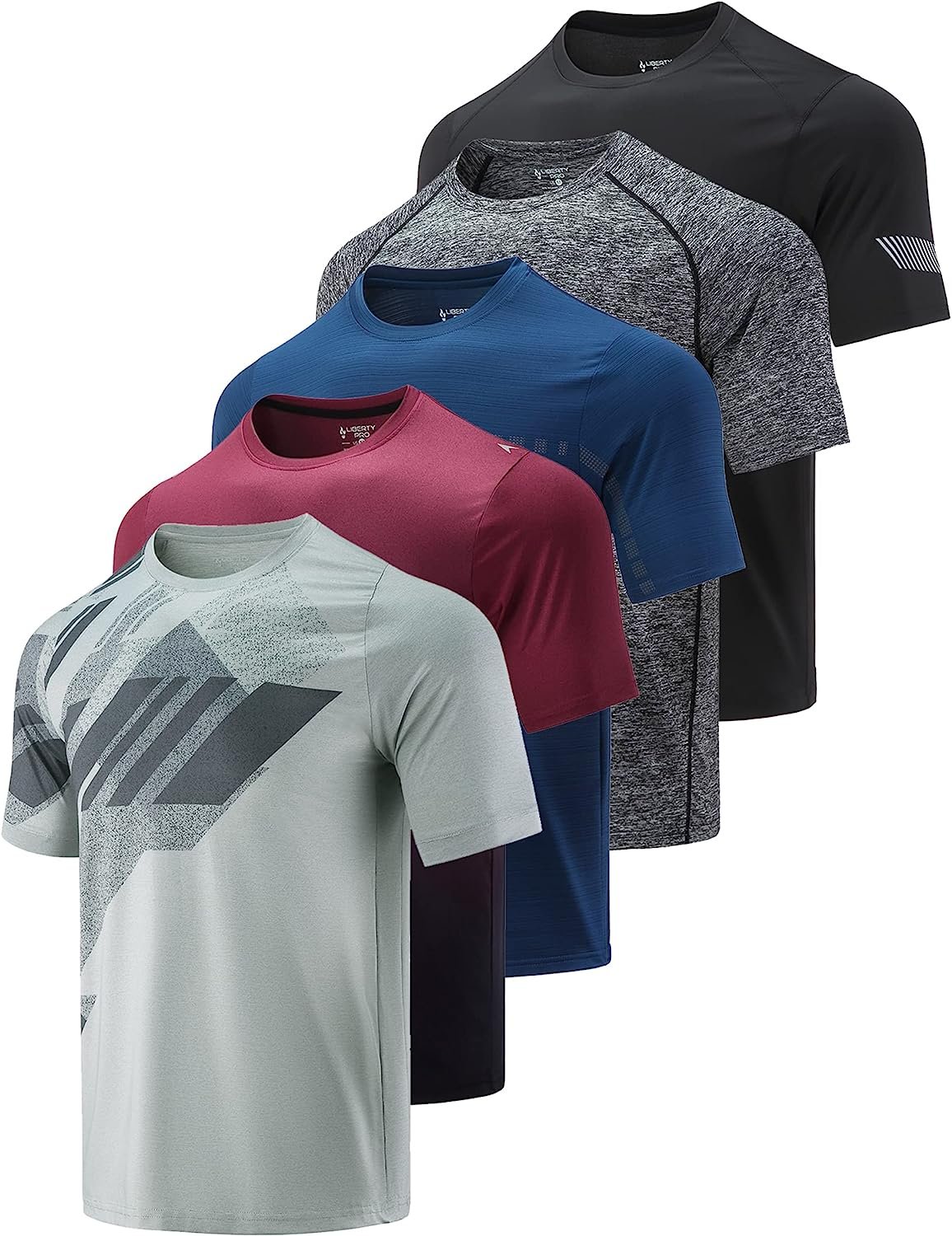 Light Gray/Gradient Red/Blue/Charcoal/Black