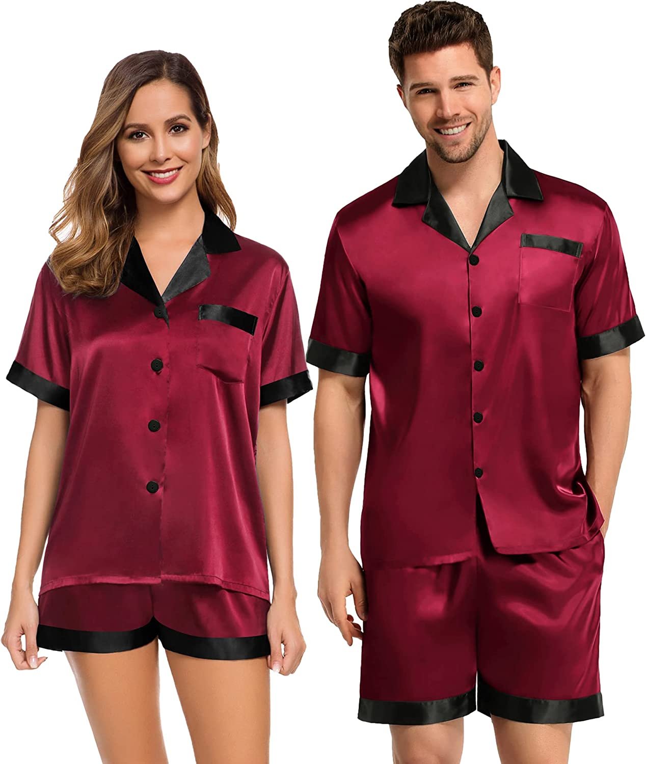 Deep Wine Red/Black