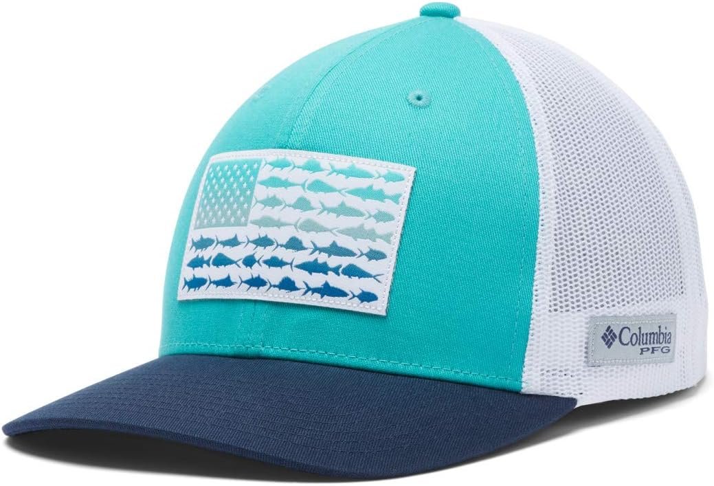 Bright Aqua, White, Collegiate Navy