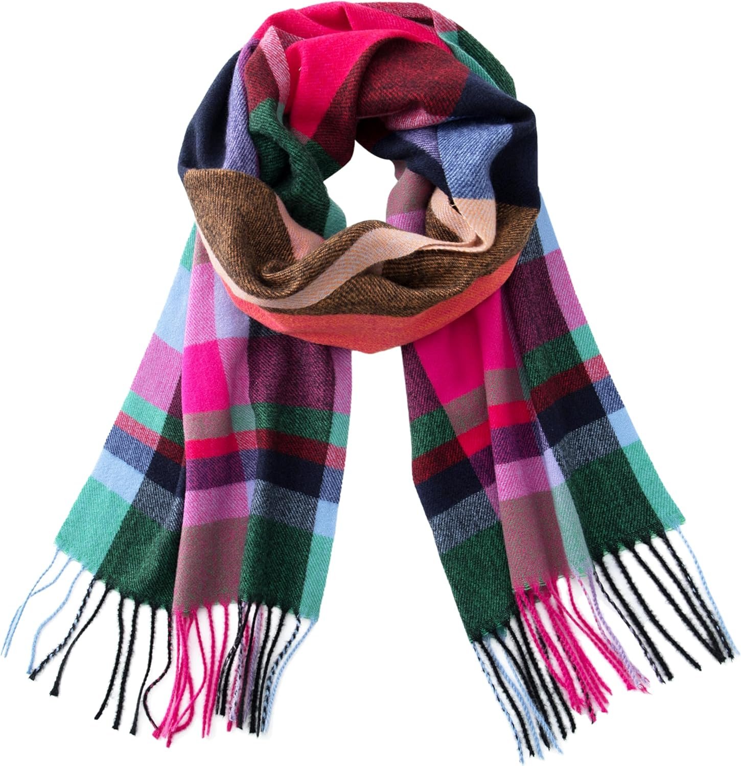 Red Black Bold Strip Plaid