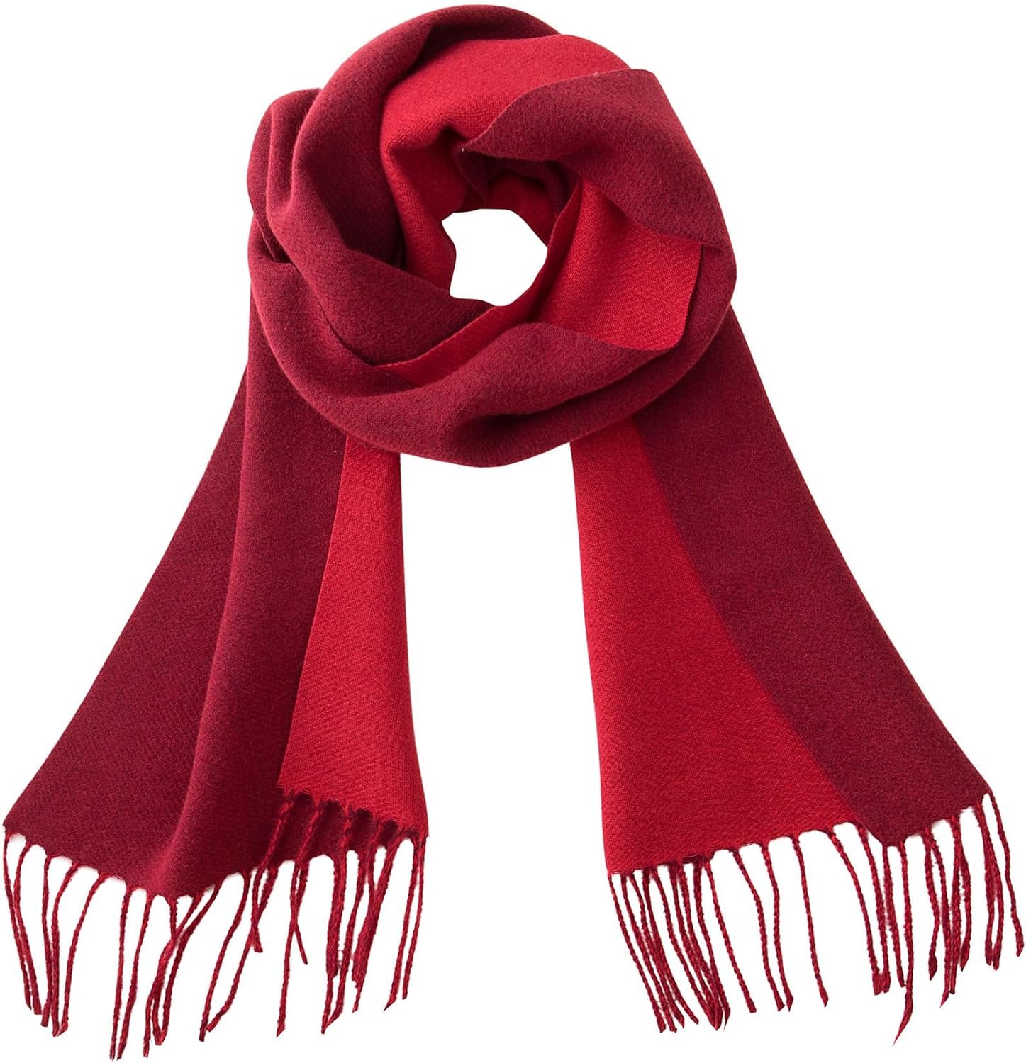 Two Tone Red Burgundy