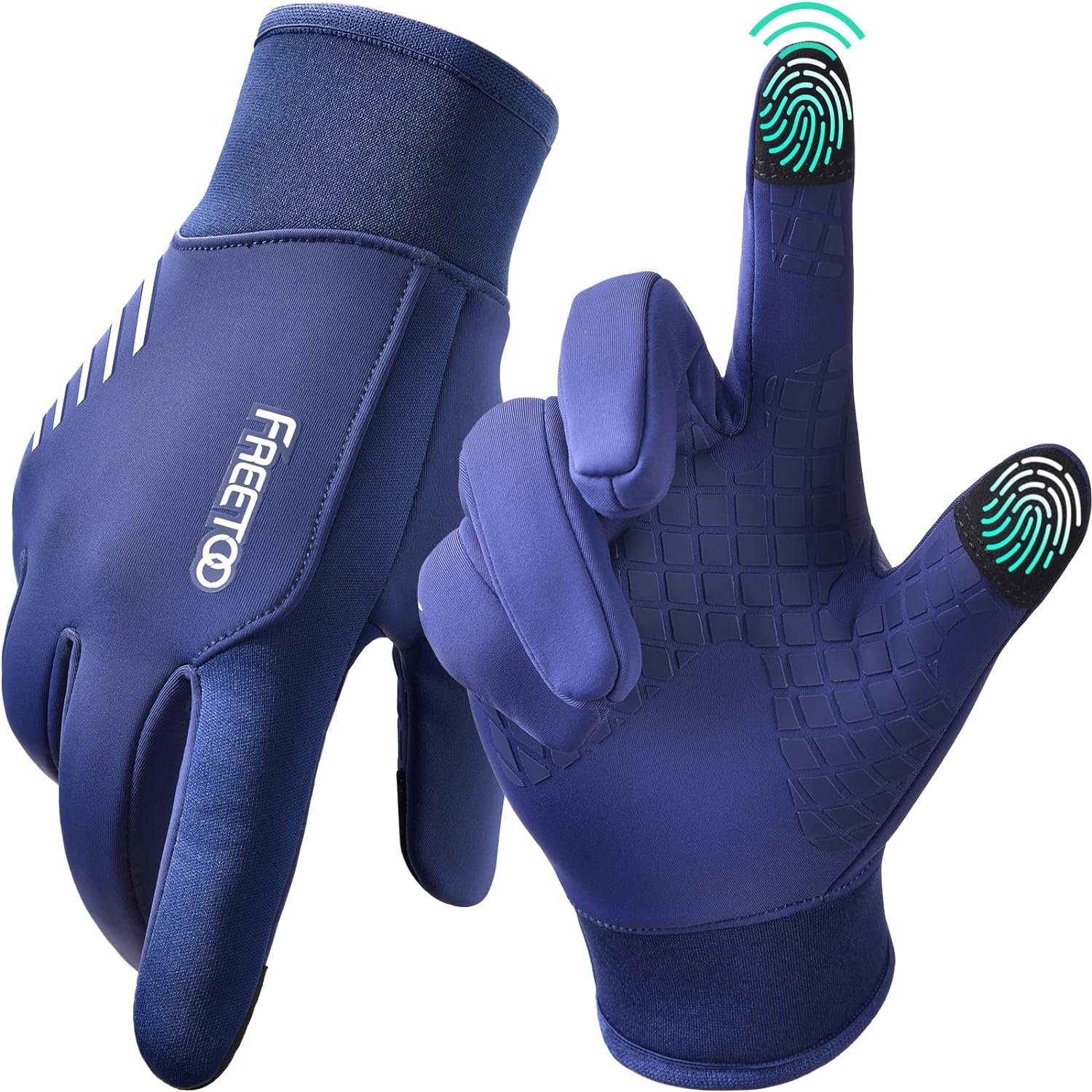 Blue-winter glove