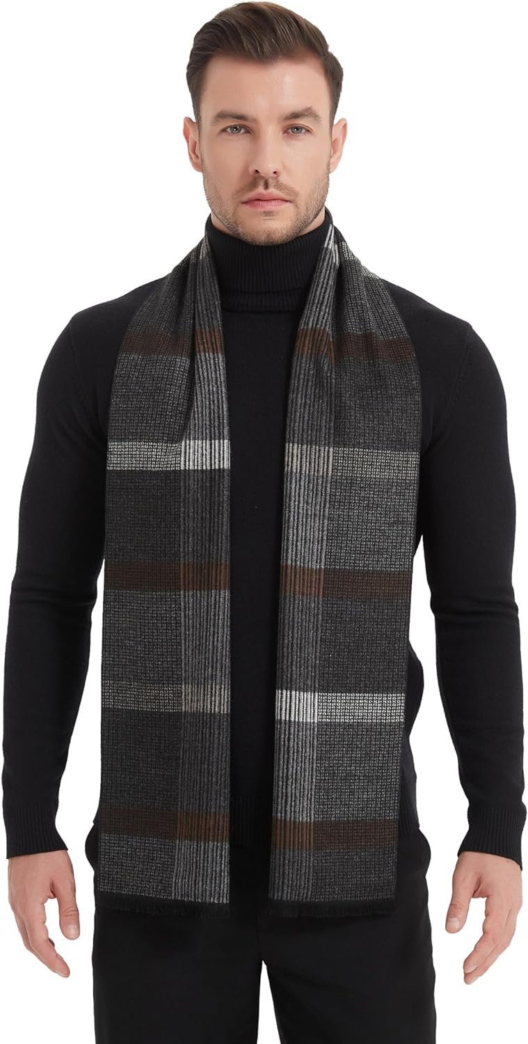 Plaid Camel Grey