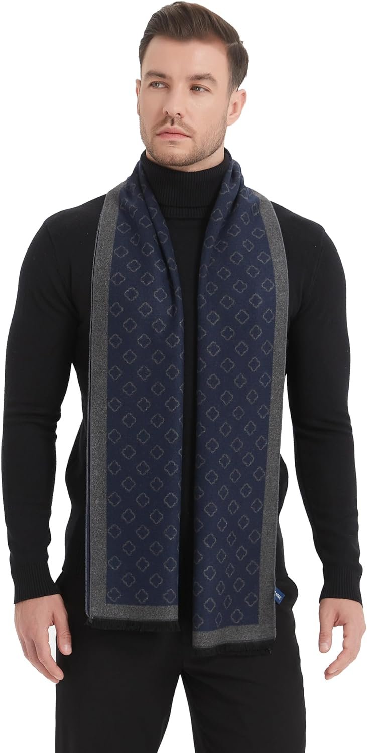 Quatrefoil Navy Grey