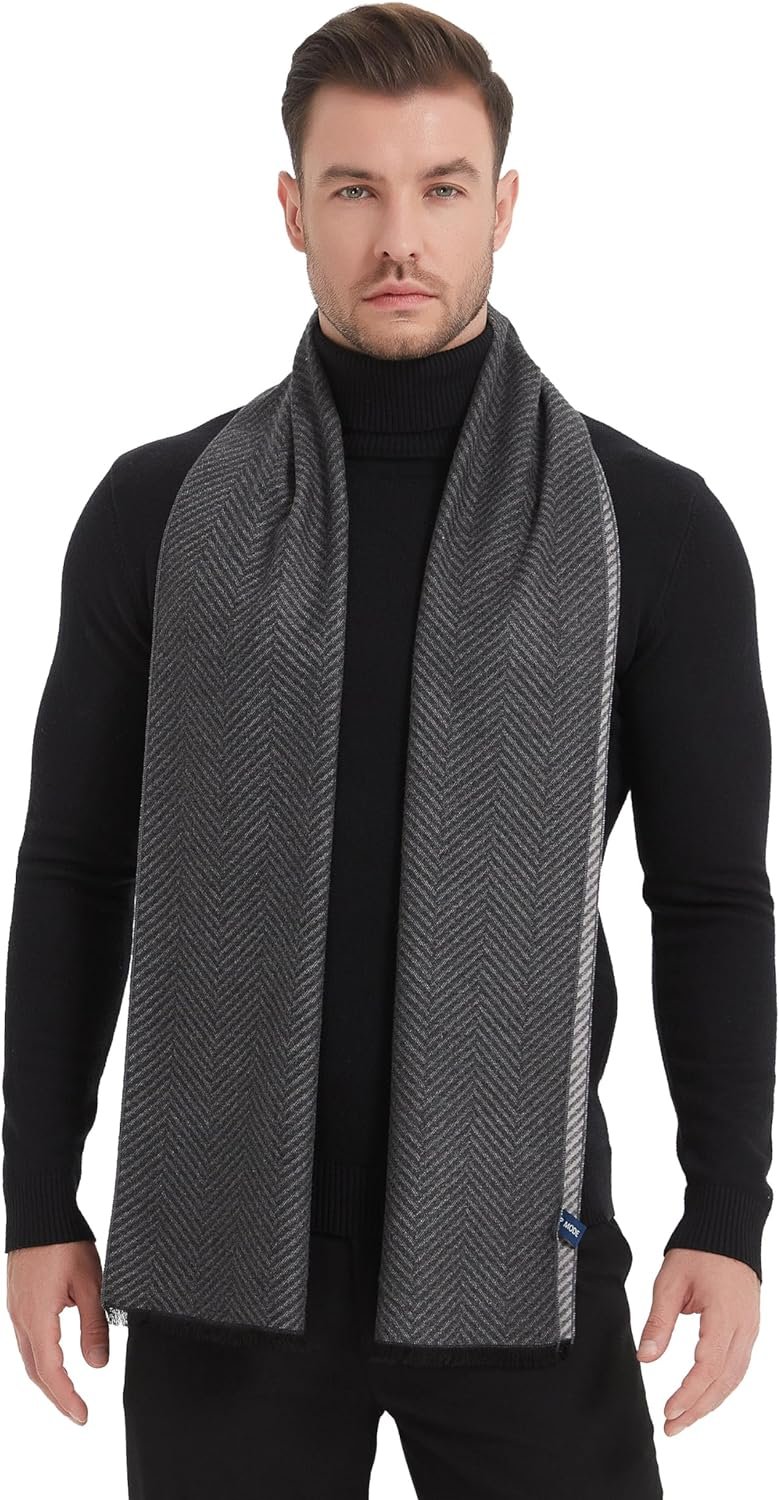 Herringbone Black Grey