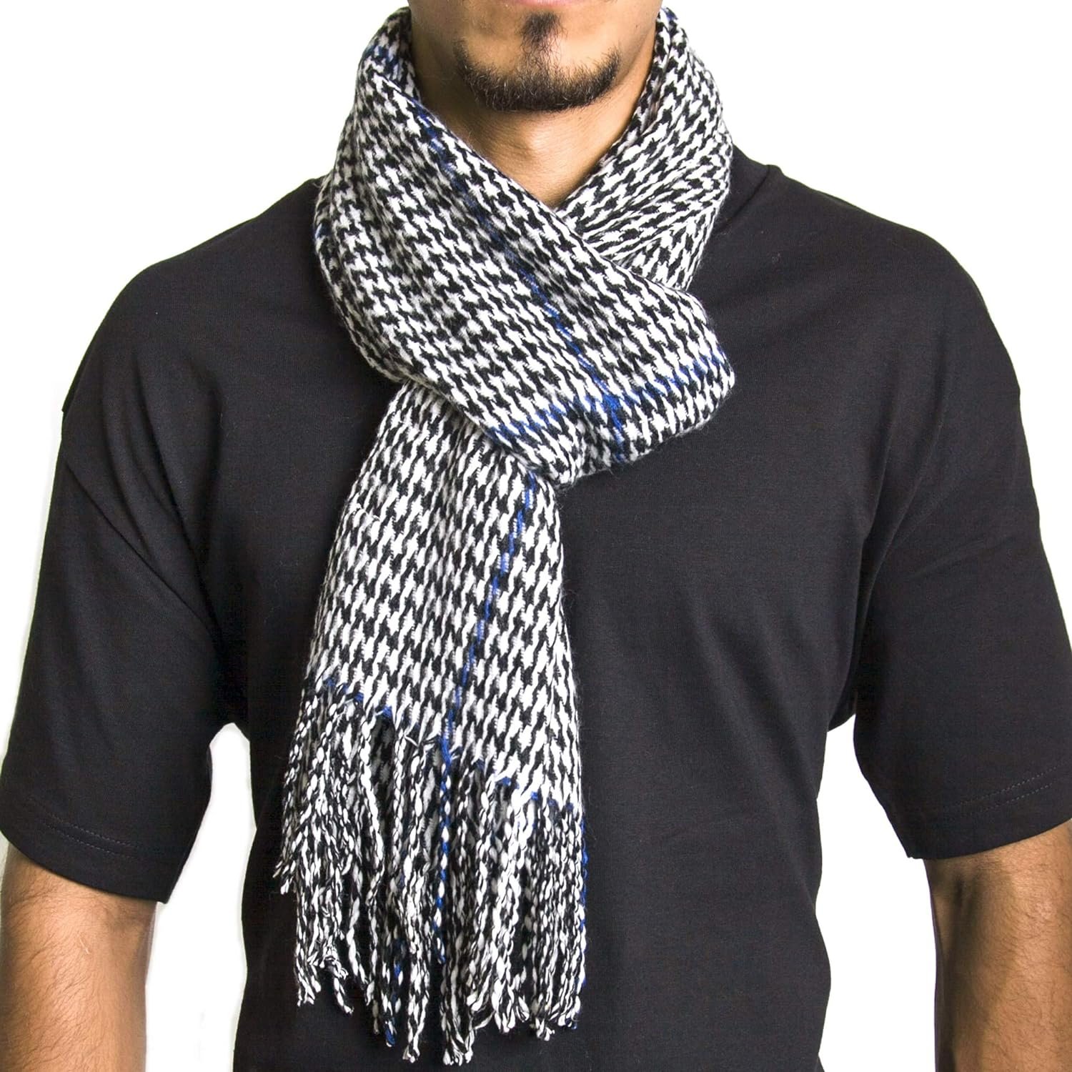 Blue Houndstooth
